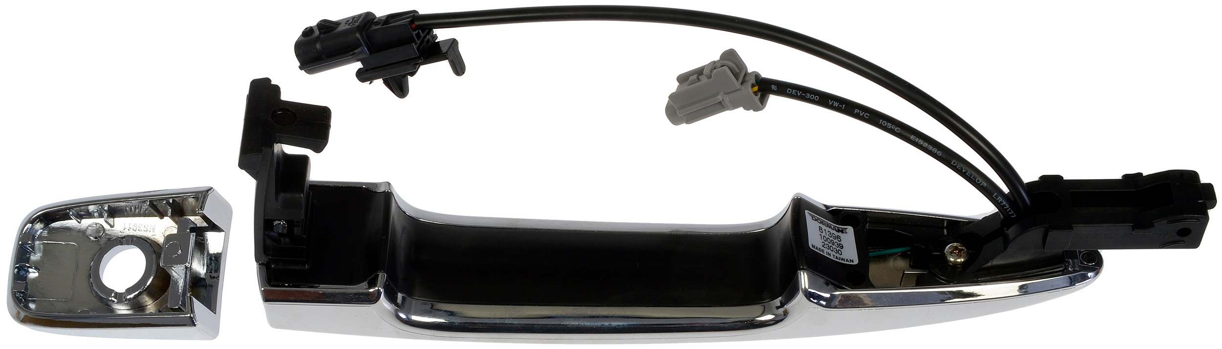 Nissan Leaf Front or Rear Left Outside Door Handle W/ End Cap, Passive Entry, 2011-2017