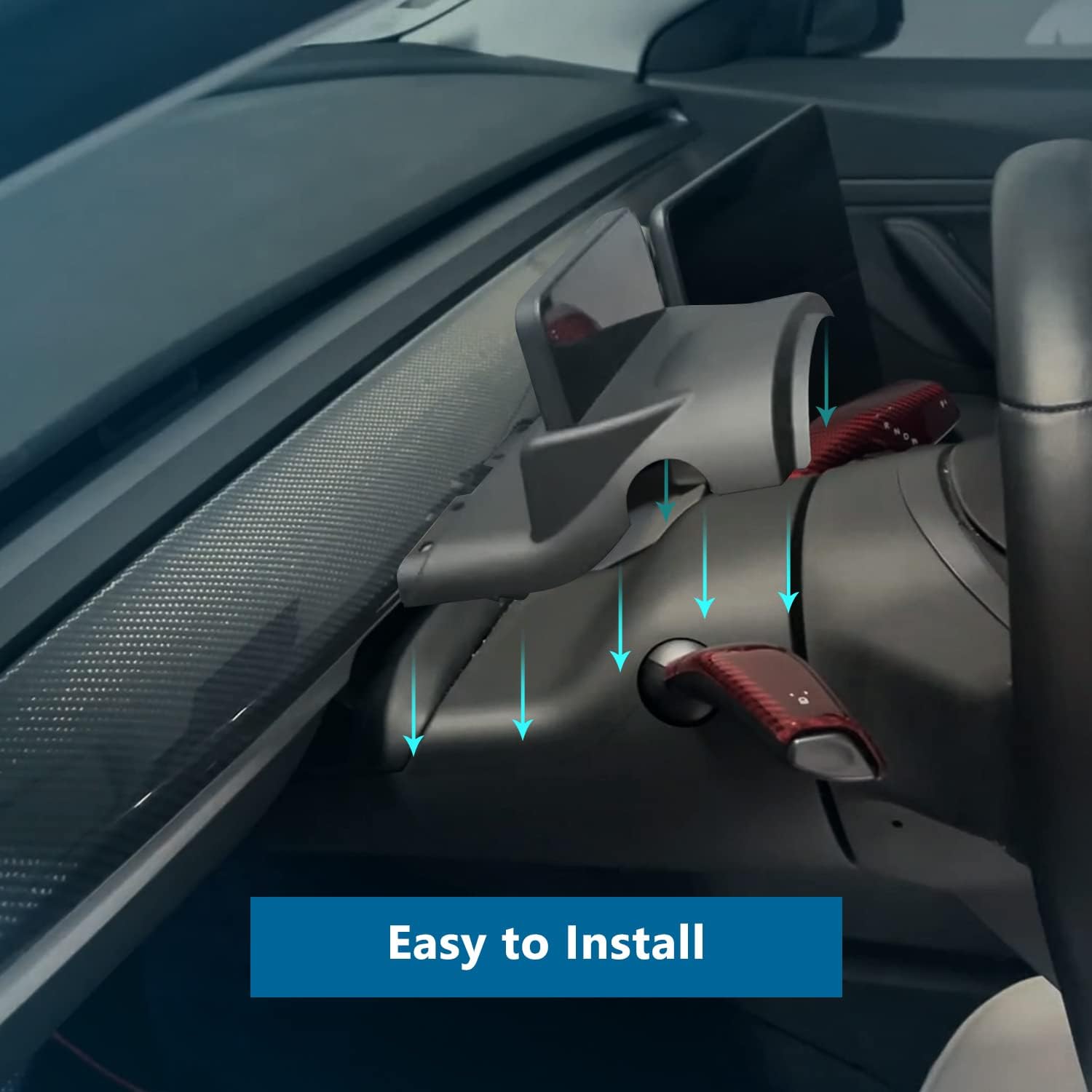 Tesla Model 3, Y Dashboard Ultra Mini Screen Heads Up Display, 2017-2023