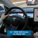 Tesla Model 3, Y Dashboard Ultra Mini Screen Heads Up Display, 2017-2023
