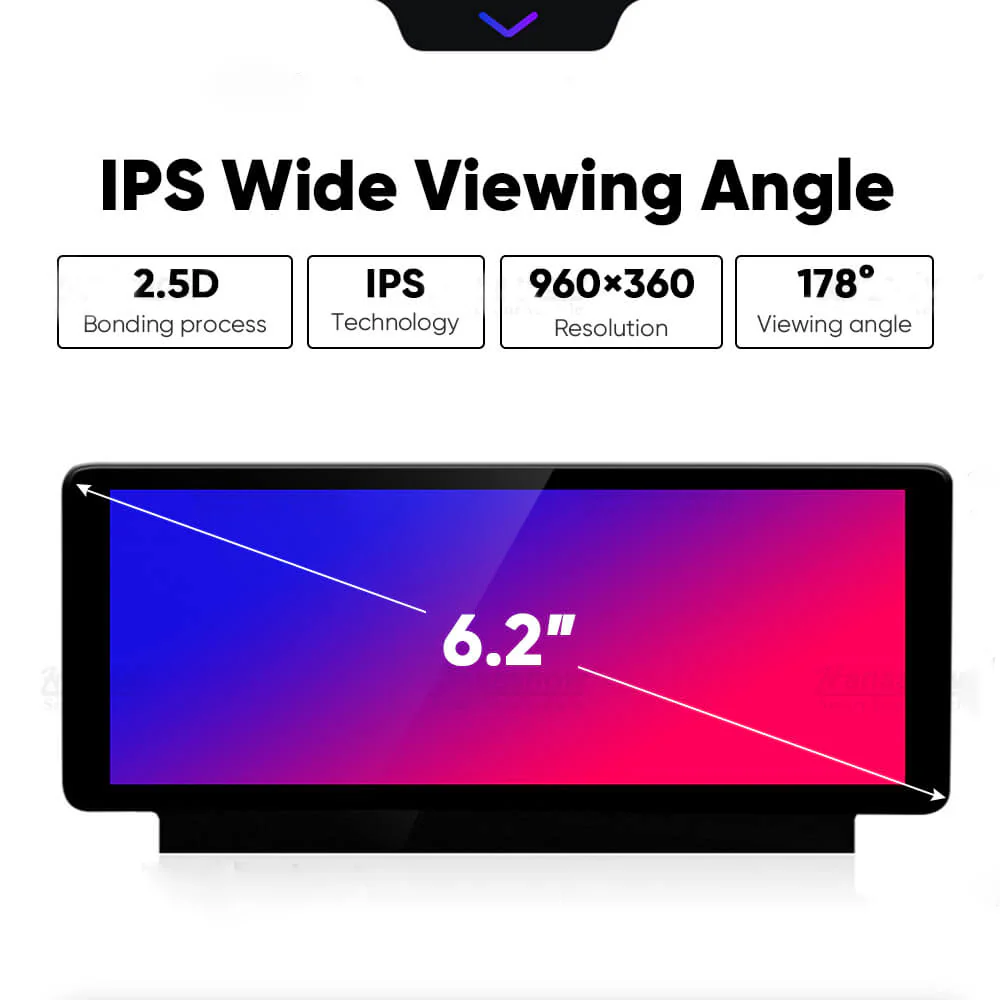 Tesla Model 3 Highland F62 Carplay Dashboard Screen 6.2 Inches Driver Display, 2024-2025