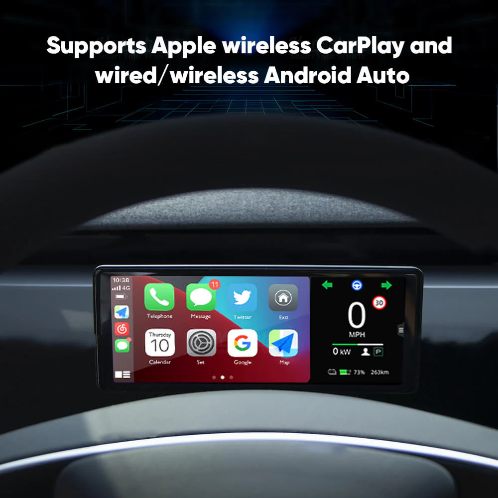Tesla Model 3 Highland F62 Carplay Dashboard Screen 6.2 Inches Driver Display, 2024-2025