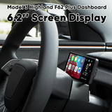 Tesla Model 3 Highland F62 Carplay Dashboard Screen 6.2 Inches Driver Display, 2024