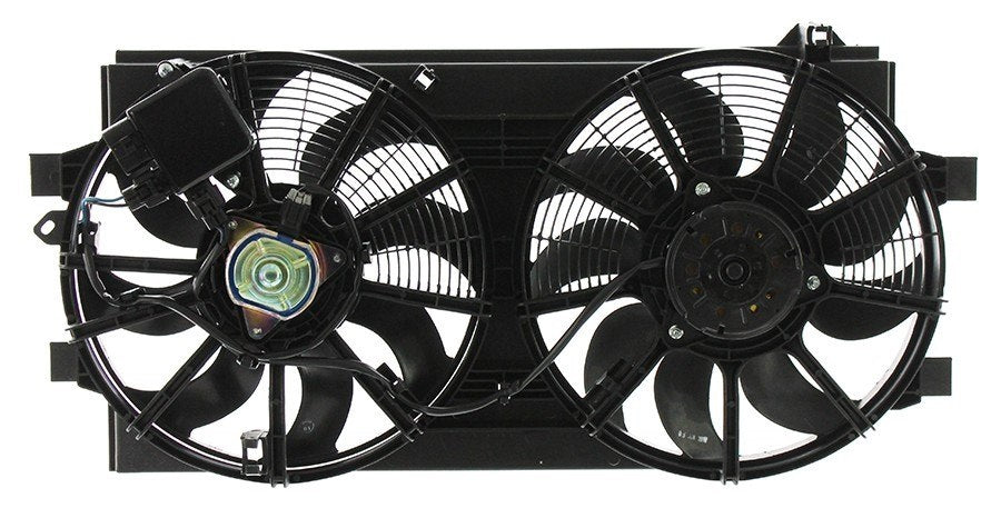 Nissan Leaf Dual Radiator and Condenser Fan Assembly, 2013-2025