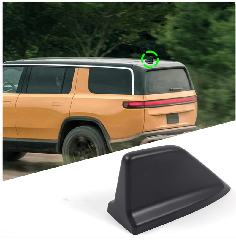Shark Fin Antenna Cover, Matte Black for Rivian R1T, R1S