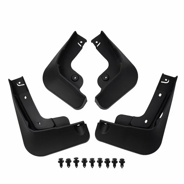 Mustang Mach-E Mud Flaps, No-Hole, ABS, 4-Piece Set, 2021-2025
