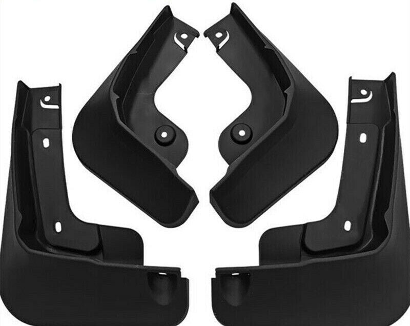 Mustang Mach-E Mud Flaps, No-Hole, ABS, 4-Piece Set, 2021-2025