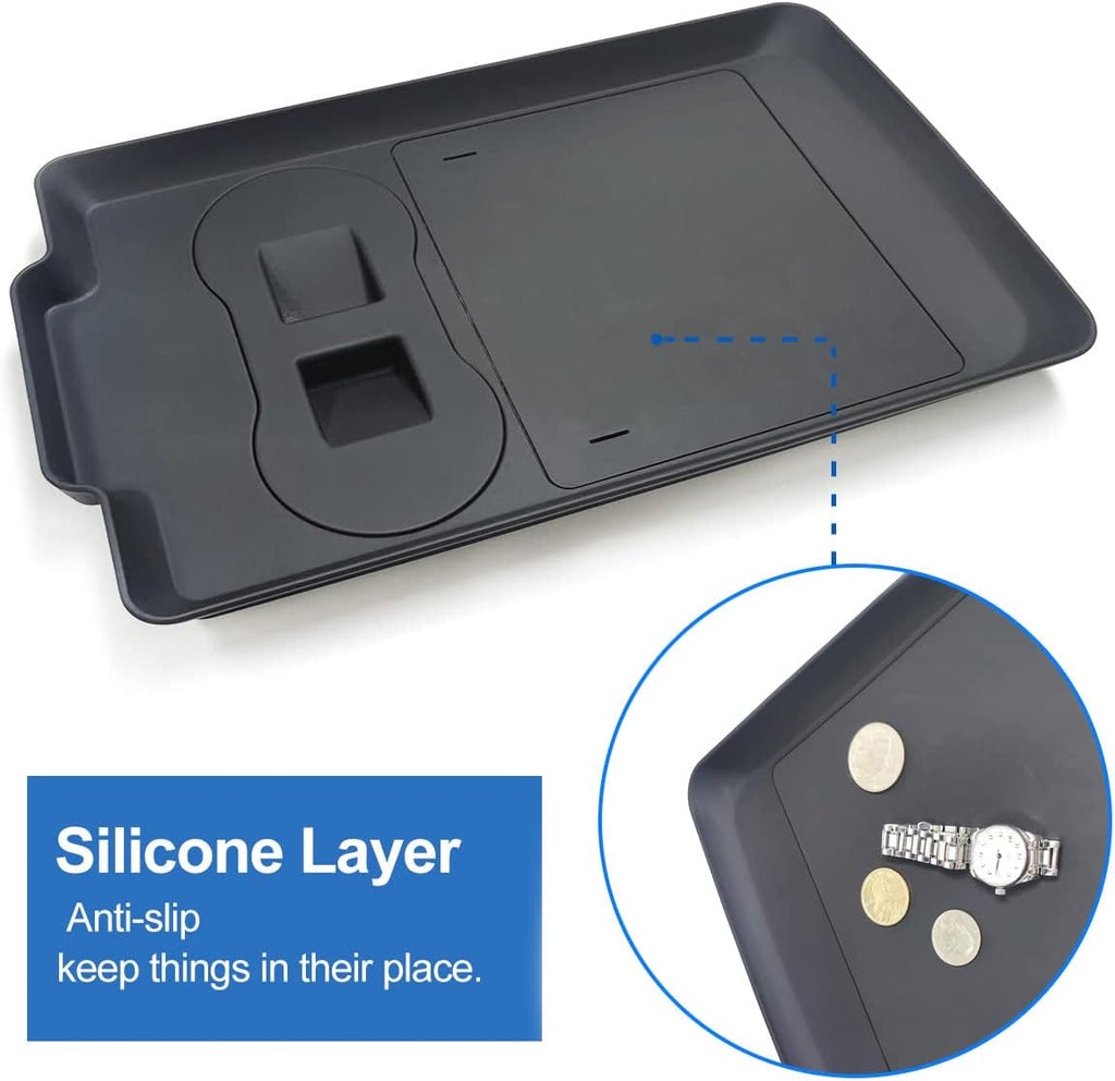 Tesla Model 3, Y Center Console Desk, Food Tray, Black, 2021-2023