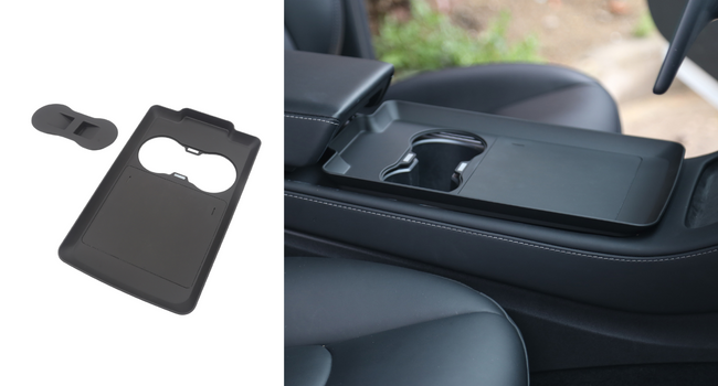 Tesla Model 3, Y Center Console Desk, Food Tray, Black, 2021-2023