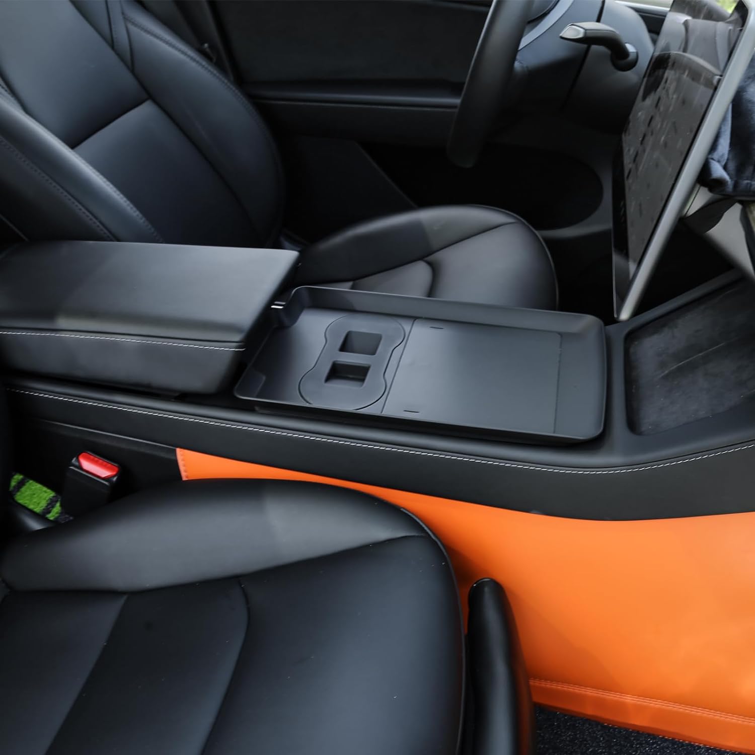 Tesla Model 3, Y Center Console Desk, Food Tray, Black, 2021-2023