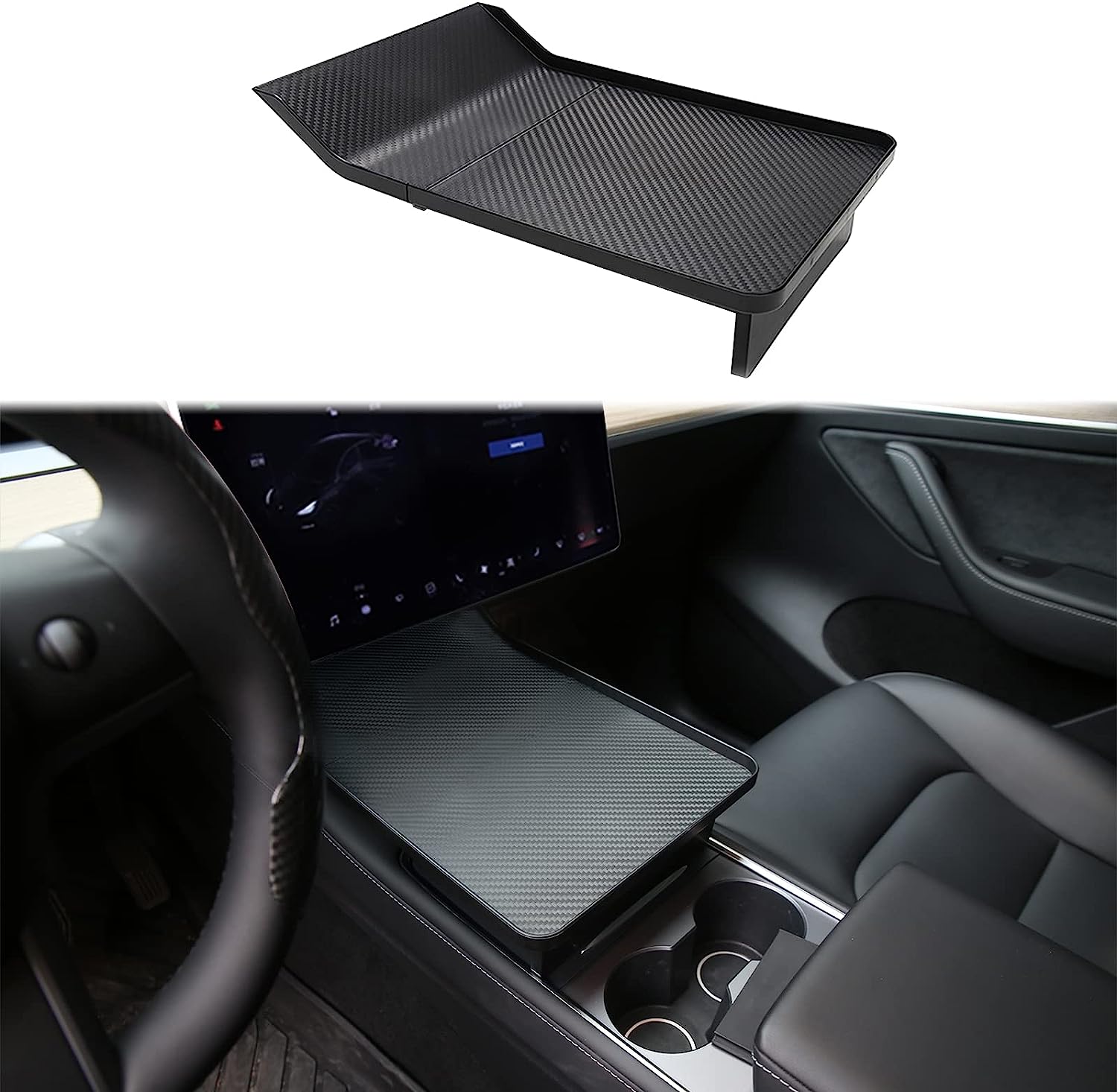 Tesla Model 3, Y Center Console Food Storage Tray, 2021-2023