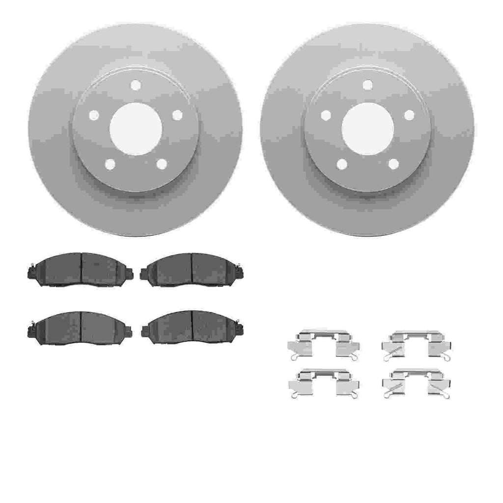Nissan Leaf Front Disc Brake Kit, Pads & Rotors, 2018-2025