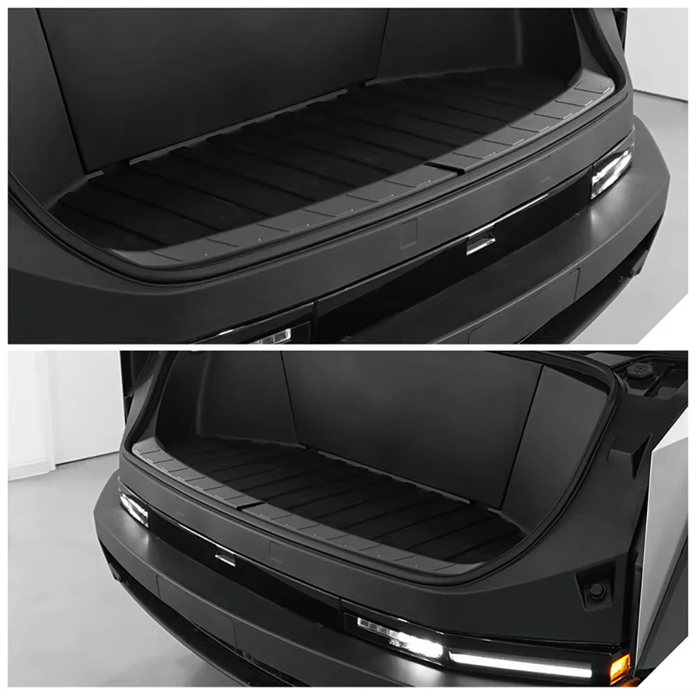 Tesla Cybertruck Front Trunk Sill Plate Protector, TPE Rubber, 2024-2025