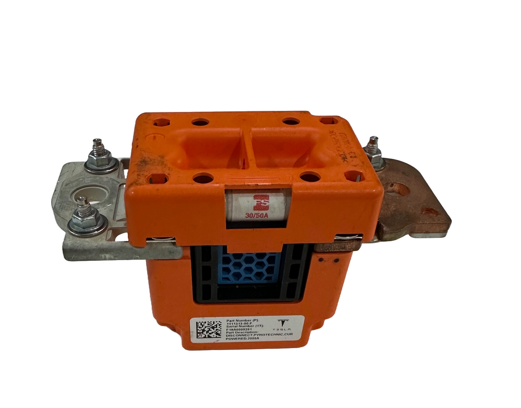 Tesla Model S, X High Voltage Battery Disconnect Pryofuse, NEW, 2012-2021