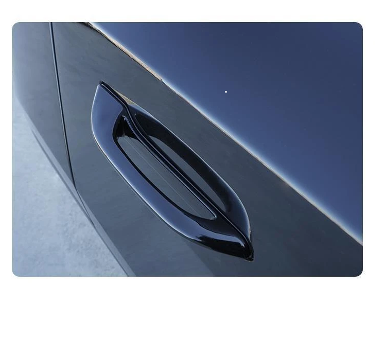 Tesla Model 3, Y, Anti-Freeze Outside Door Handel Extension Set, Piano Gloss Black