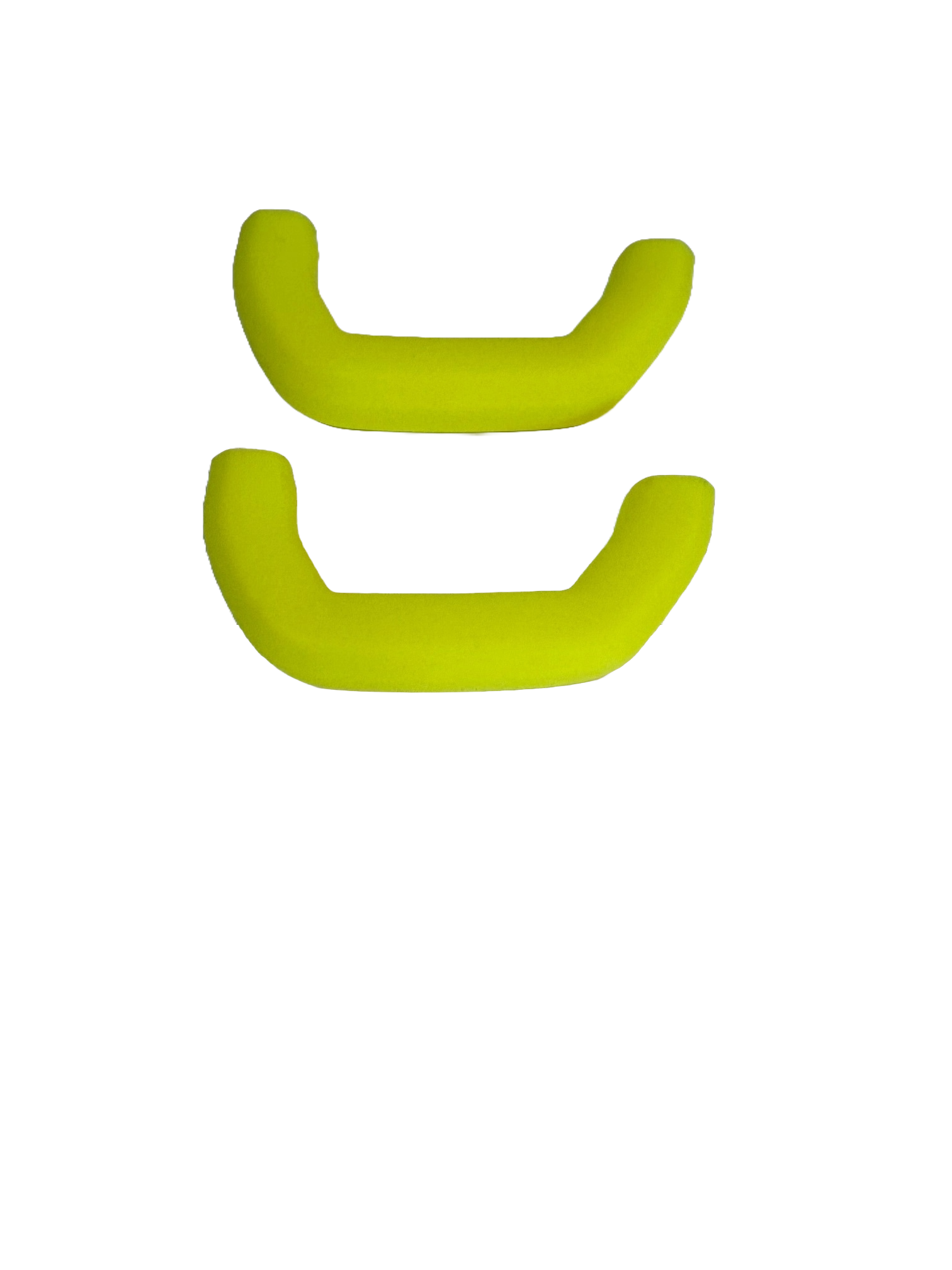 Yellow Luminous Glow in the Dark Silicone Tow Hook Covers for Rivian R1T, R1S