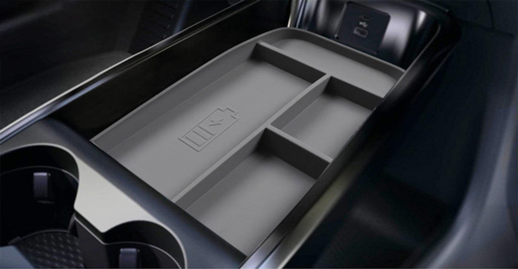 Mustang Mach-E Silicone Center Console Storage Tray Insert, 2021-2025