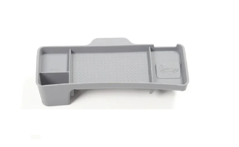 Tesla Model 3 Highland Behind Screen Silicone Storage Tray, Gray, 2024-2026