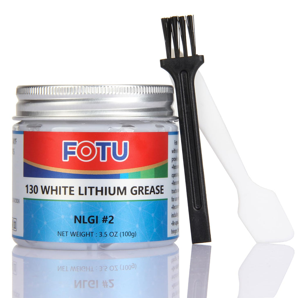 White Lithium Grease Lubricant for Seat Tracks, Sunroof, Door Hinges, Many Uses