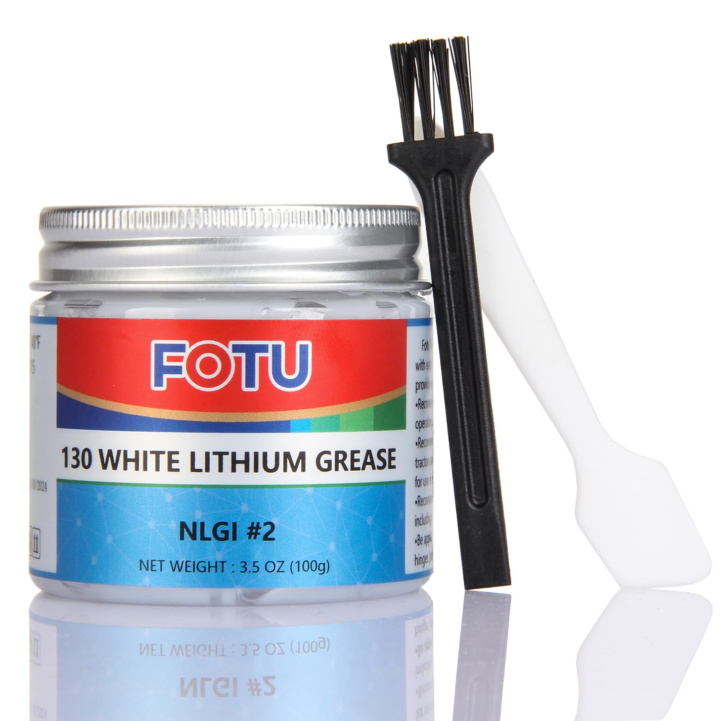 White Lithium Grease Lubricant for Seat Tracks, Sunroof, Door Hinges, Many Uses