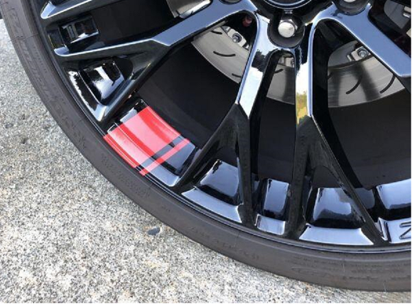 Tesla Wheel Hash Mark Decals, Many Colors