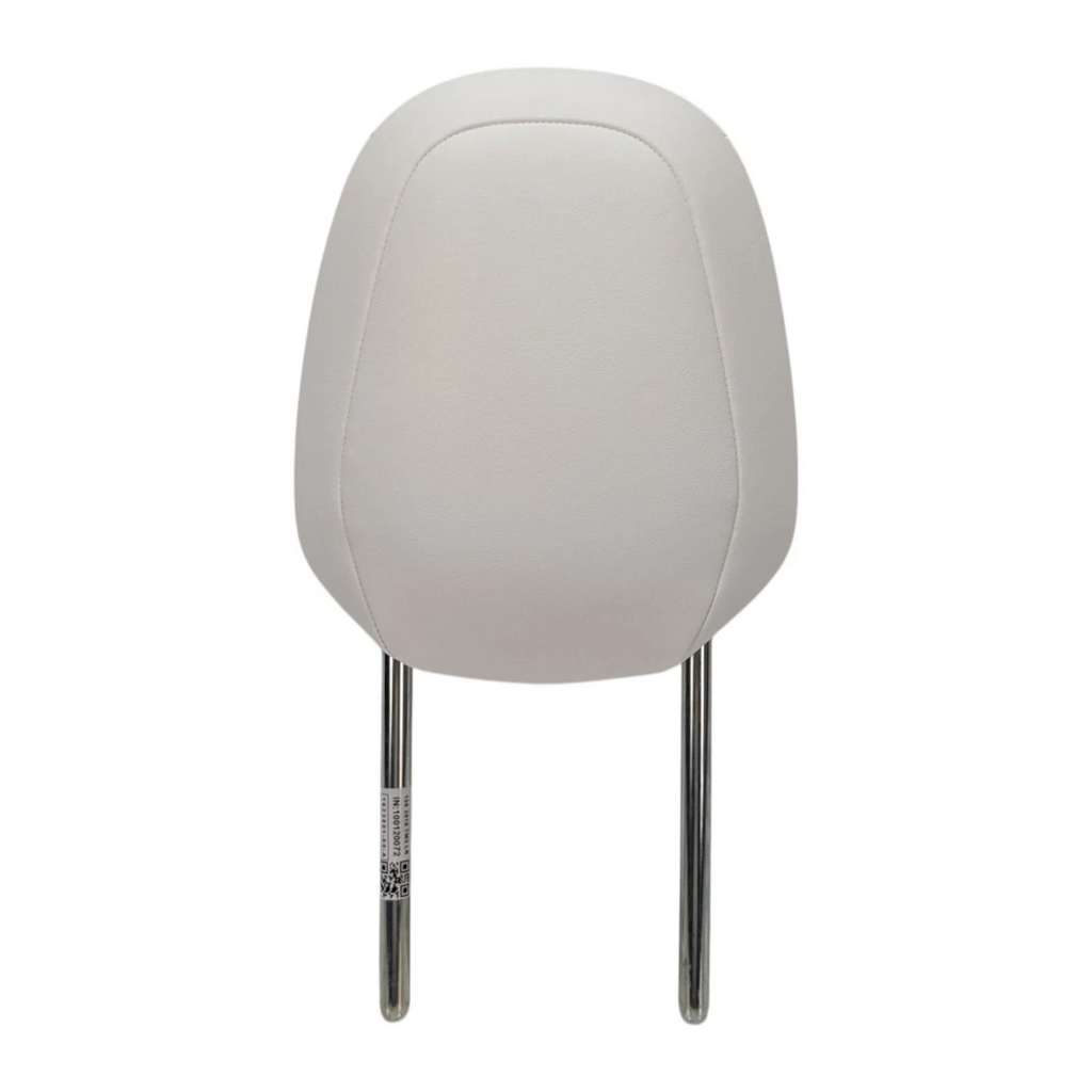 Tesla Model 3, Y First Row Seat Headrest Assembly, White, USED