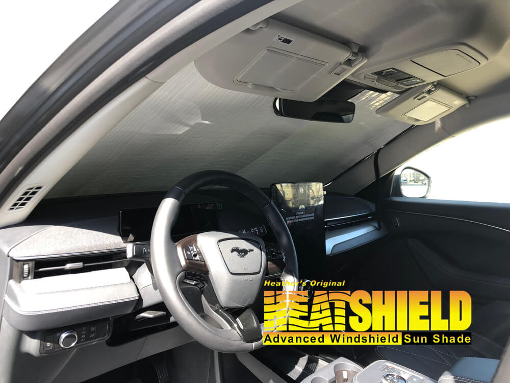 Mustang Mach-E Sun Shade, Heatshield Custom-Fit Silver Series, 2021-2024