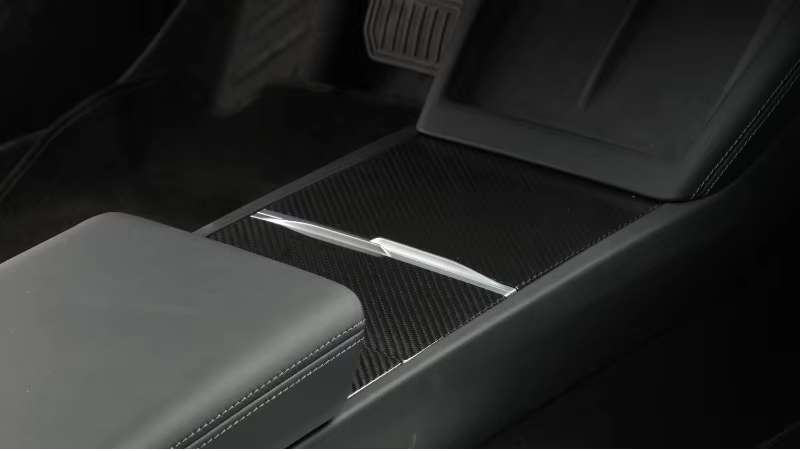 Tesla Model 3 Center Console Vinyl Wrap, Many Colors, 2024-2025 Highland