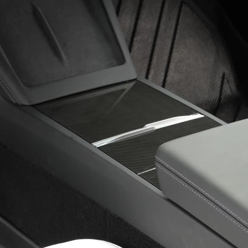 Tesla Model 3 Center Console Vinyl Wrap, Many Colors, 2024-2025 Highland