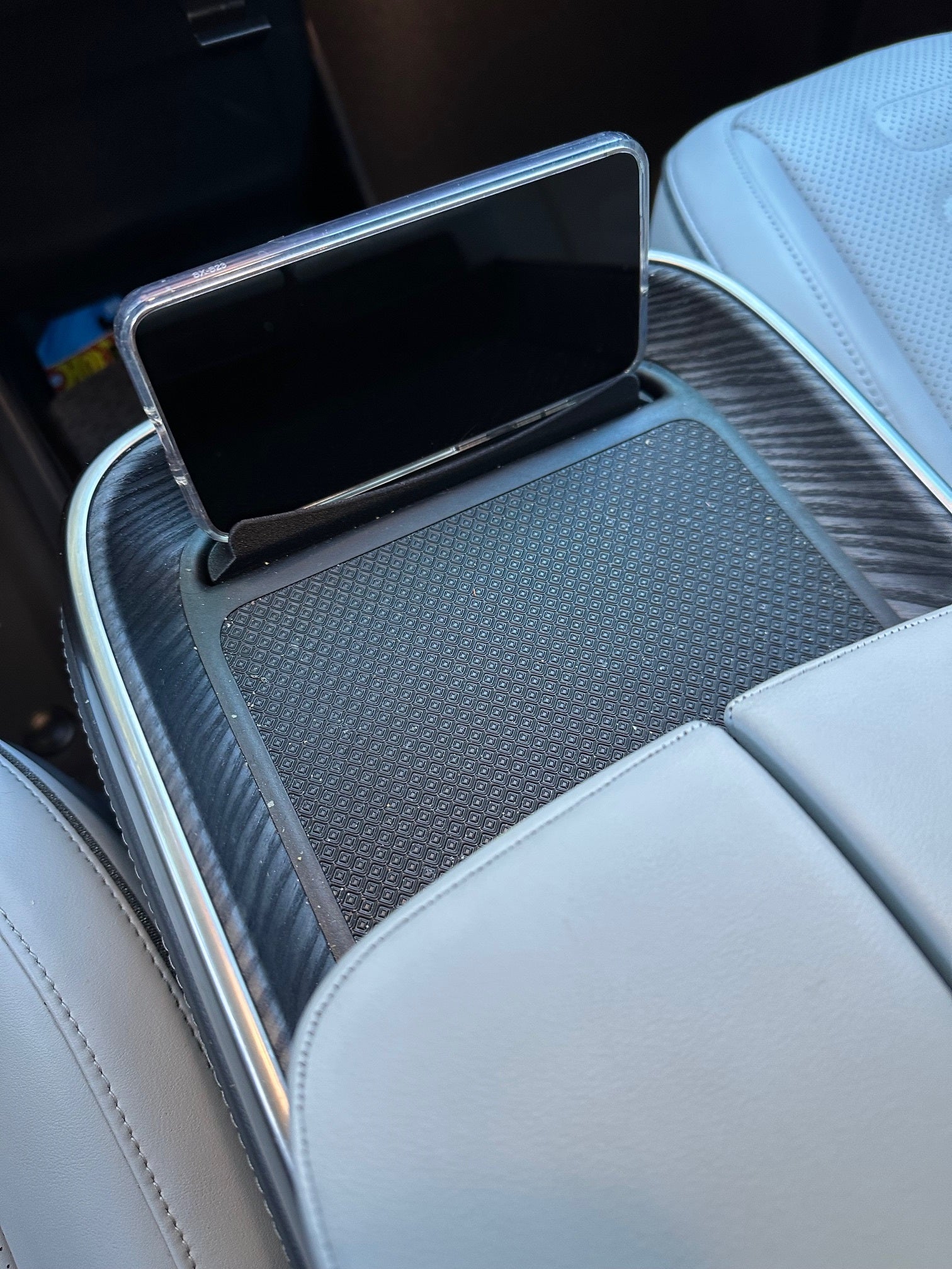 Center Console Cell Phone Holder Stand for Rivian R1S, R1T