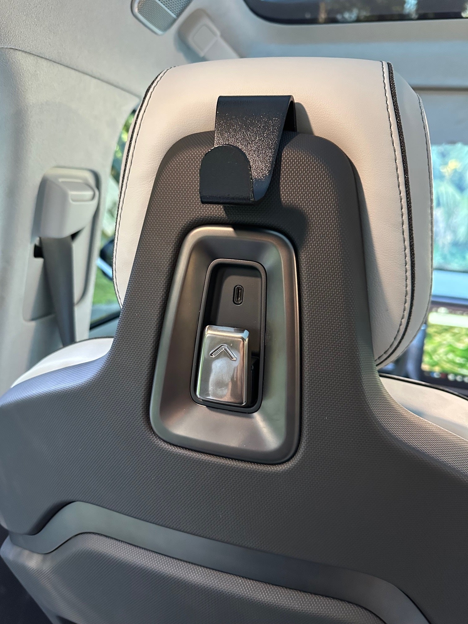 Headrest Coat Hook For Seat Back, Aluminum, for Rivian R1T, R1S