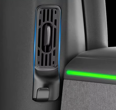 Tesla Model Y Launch Rear Air Conditioning Vent Hooks