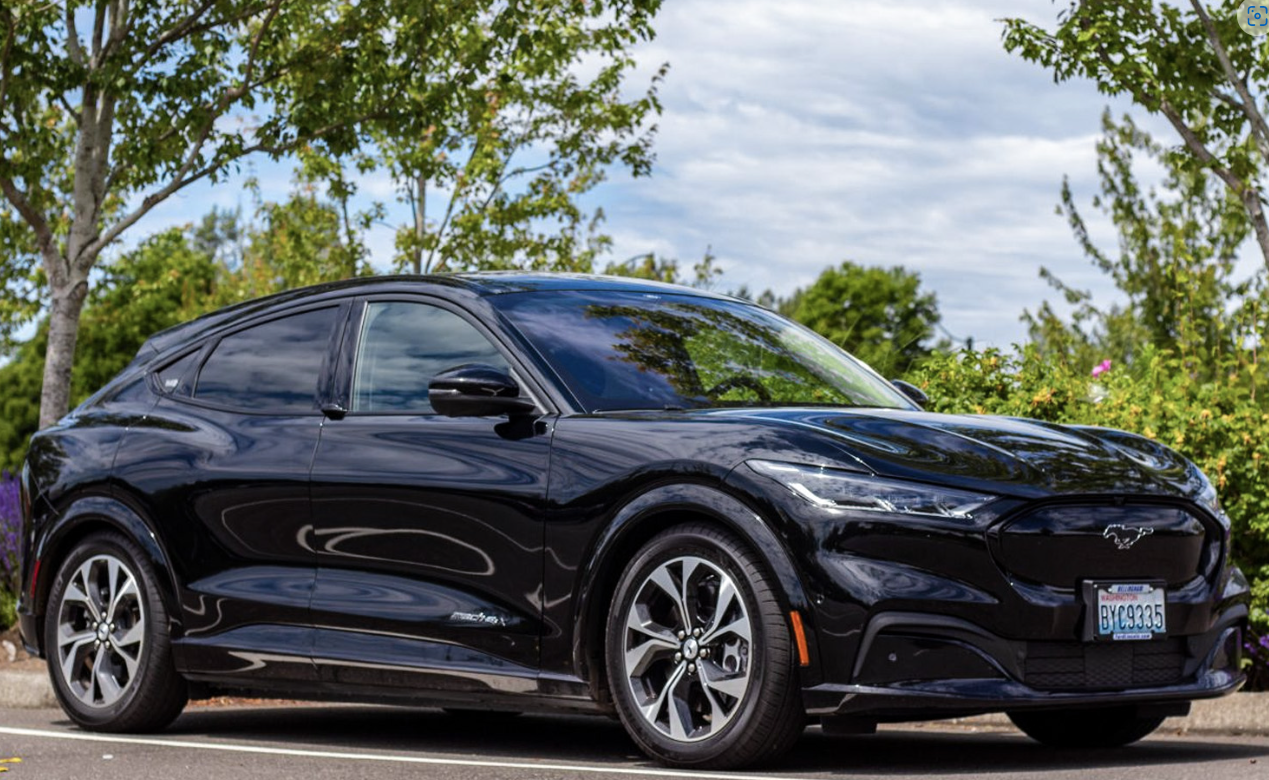 Mustang Mach-E First Edition/GT/Premium/Select H&R Sport Lowering Springs, 2021-2023