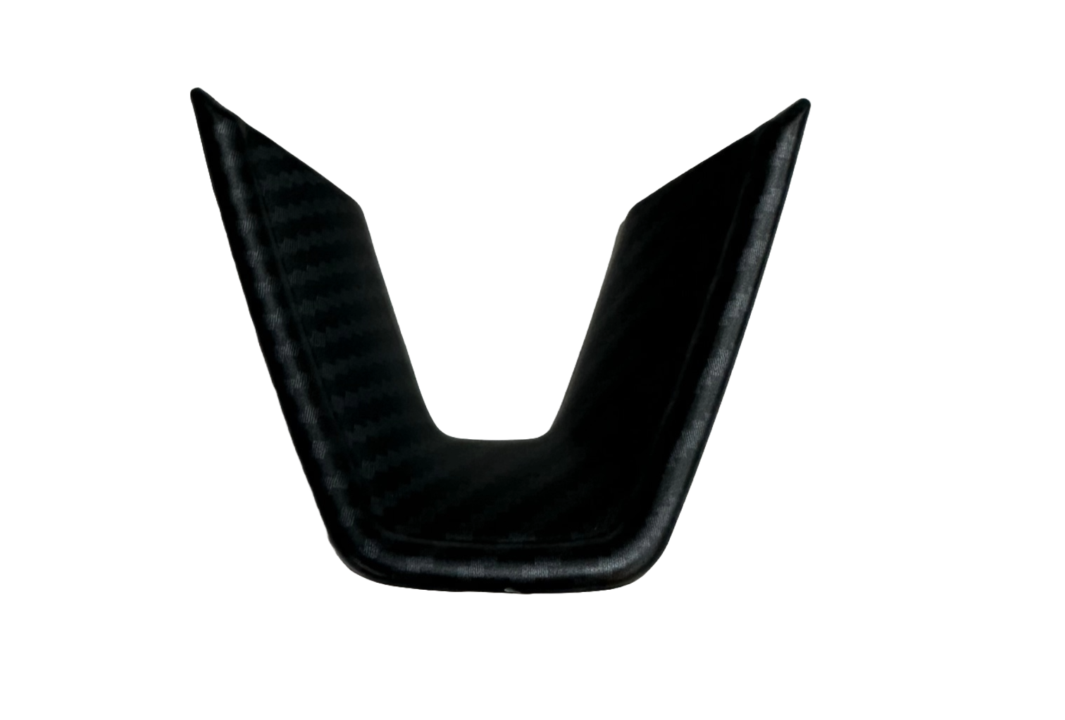 Tesla Model 3 Highland Lower Steering Wheel Trim Cover, Matte Carbon Fiber, 2024-2026