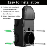 EV J1772 Charger Organizer Wall Mount