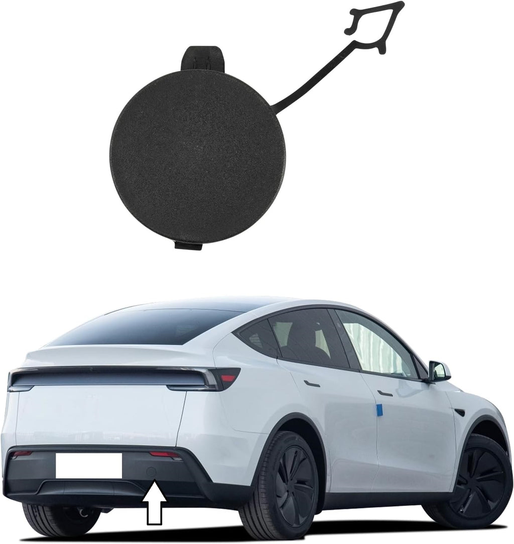 Tesla Model Y Juniper Rear Bumper Tow Hook Cover Cap, 2026