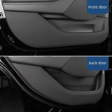 Mustang Mach-E Interior Door Anti-Kick Protector Film, 4-Piece Set, Leather, 2021-2024