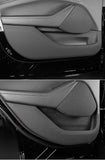 Mustang Mach-E Interior Door Anti-Kick Protector Film, 4-Piece Set, Leather, 2021-2024