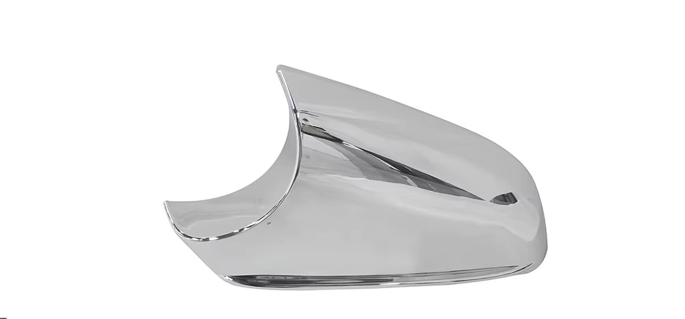 Tesla Model S Outside Mirror Lower Cover Cap, Chrome, Left, 2014-2021