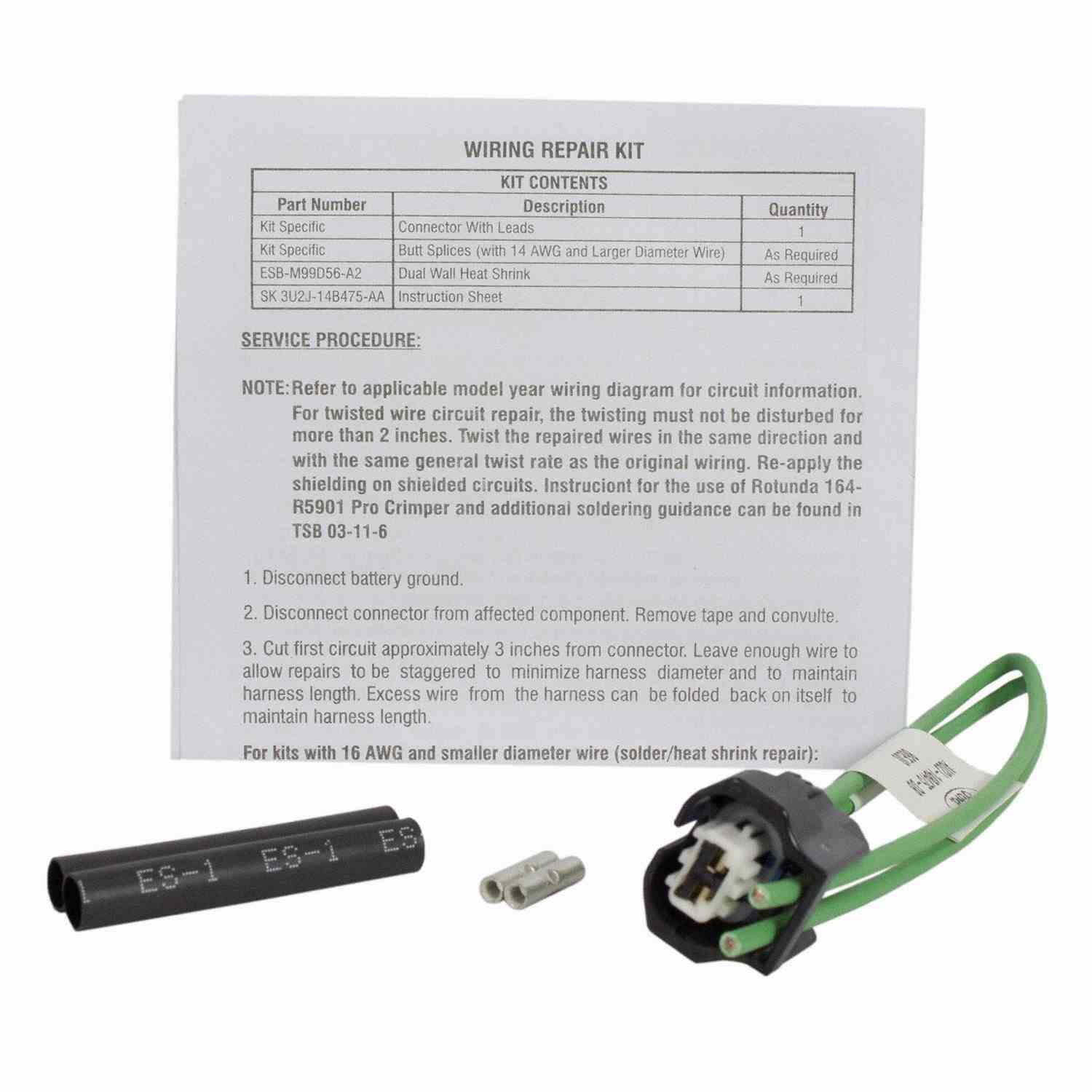 Mustang Mach-E Parking Brake Switch Connector, 2021-2023