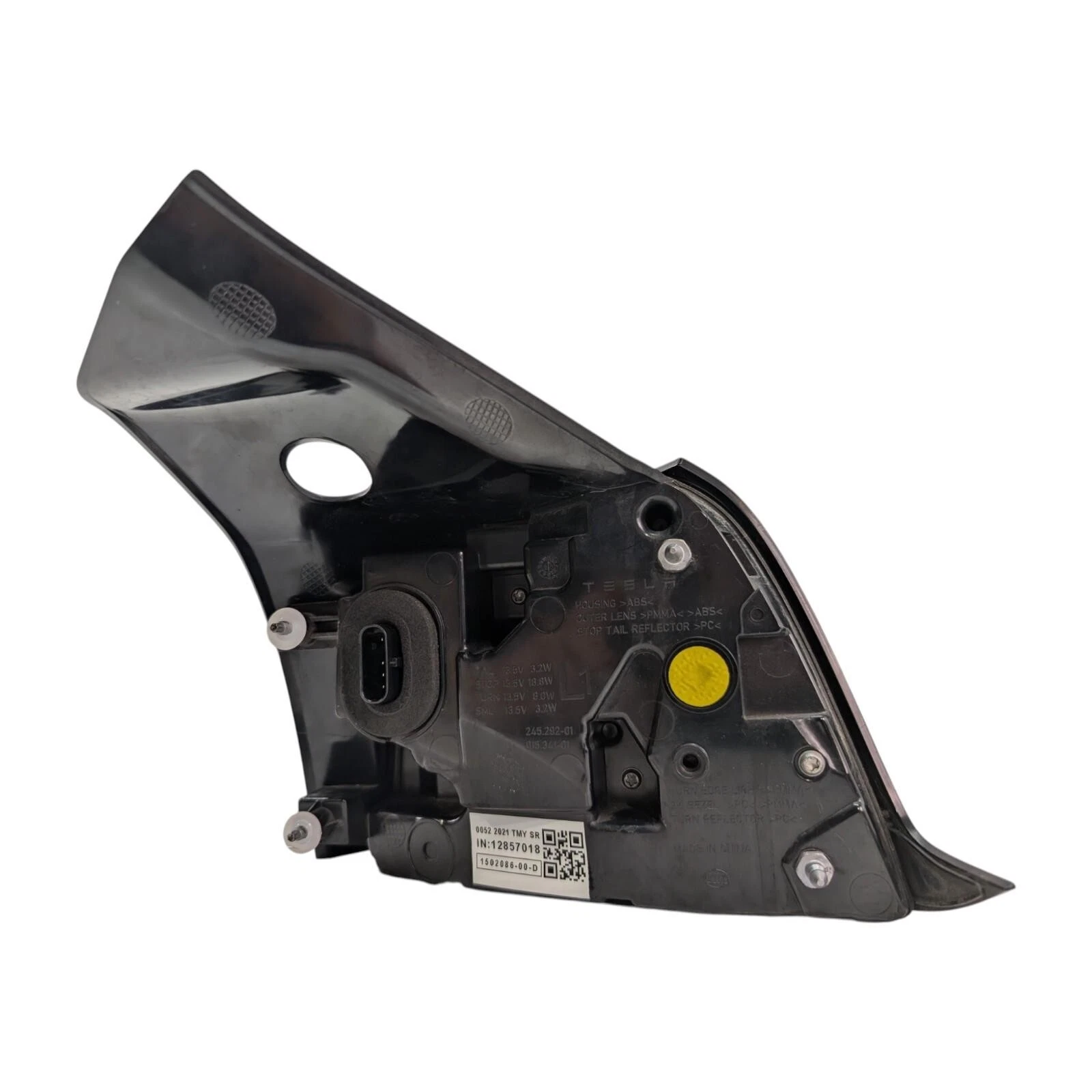 Tesla Model 3, Y Rear Outer Taillight Assembly, 4-Pin, Left, USED, 2021-2024