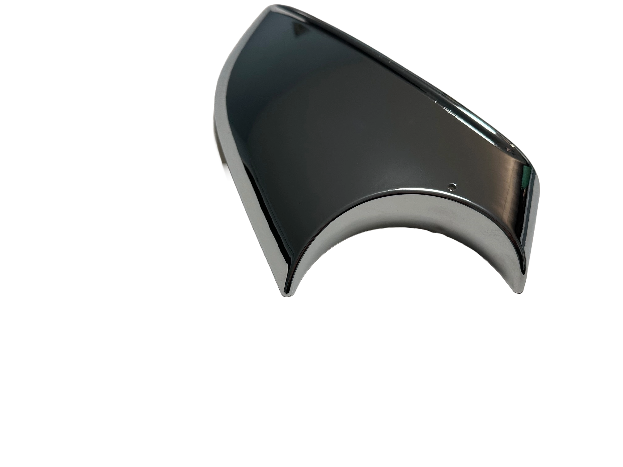 Tesla Model X Outside Mirror Lower Cover Cap, Chrome, Left, 2016-2021