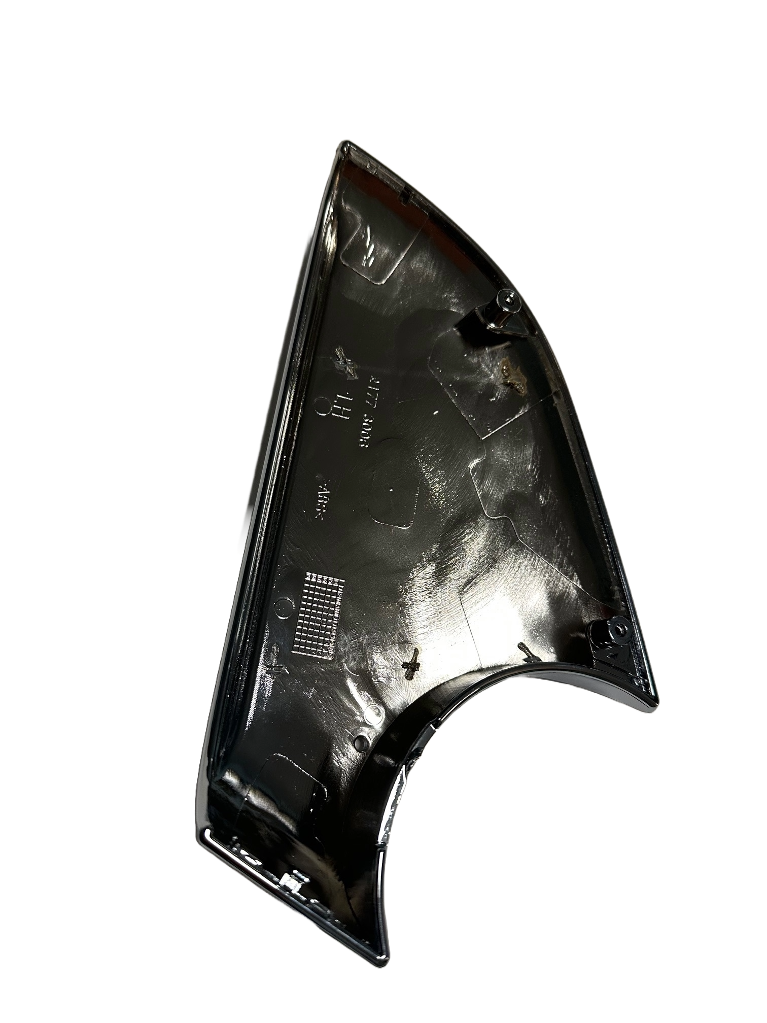 Tesla Model X Outside Mirror Lower Cover Cap, Chrome, Left, 2016-2021