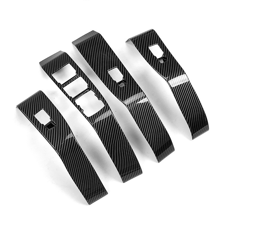 Mustang Mach-E Window Switch Cover Trim, Carbon Fiber, 2021-2024