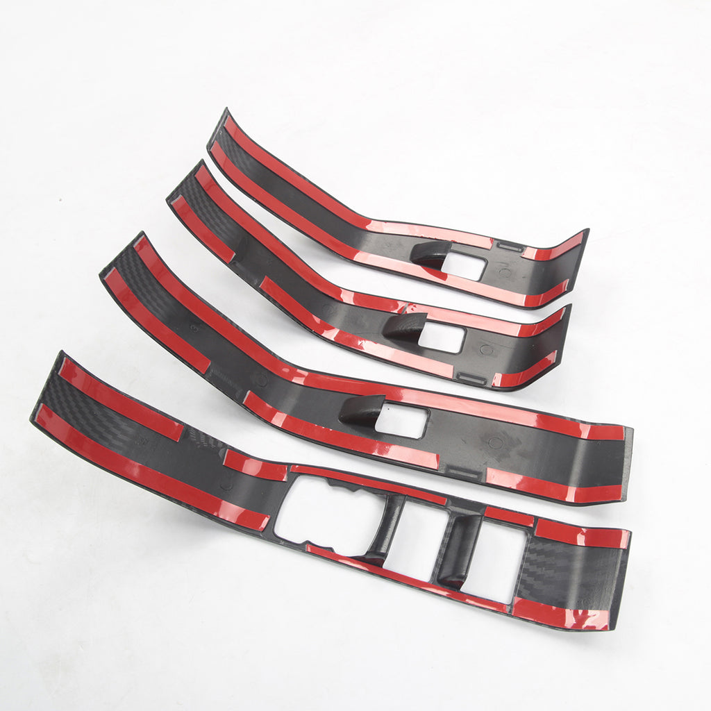 Mustang Mach-E Window Switch Cover Trim, Carbon Fiber, 2021-2024