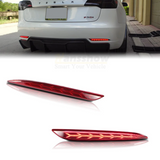 Tesla Model Y Rear Bumper Fishbone Style Taillight Rear Bumper Reflectors, 2021-2024