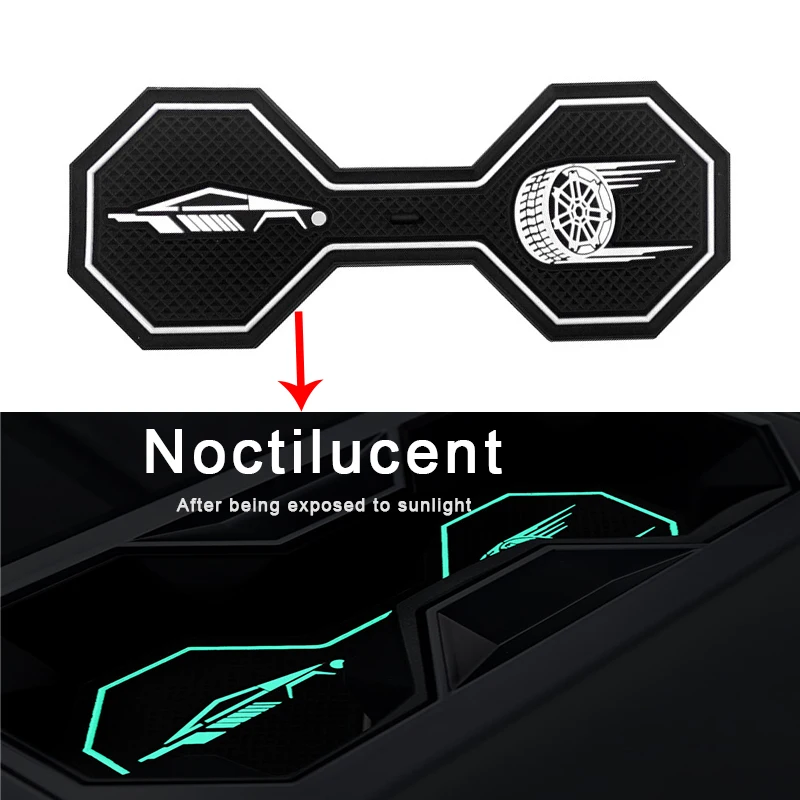 Tesla Cybertruck Silicone Cupholder Liner, Cup Coaster, 2023-2025