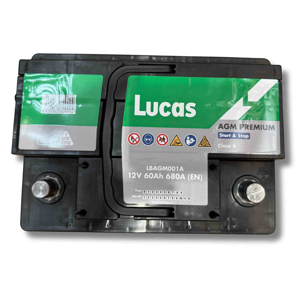 Chevy Volt Lucas AGM Premium 12-Volt Battery, 2011-2019