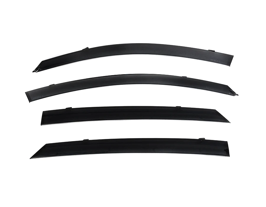 Mustang Mach-E Side Window Deflectors, Smoke, Premium Series, 2021-2025