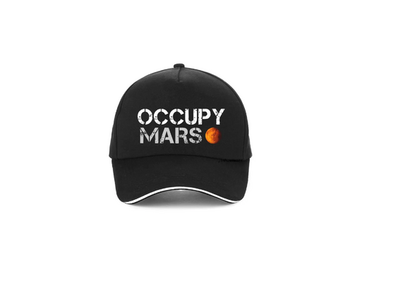 Tesla Model S, 3, X, Y Occupy Mars Hat, Low Profile Design, Black with Logo