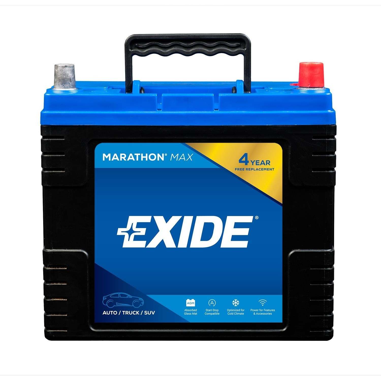 Nissan Leaf Exide Marathon Max 12 Volt Battery, 2011-2025